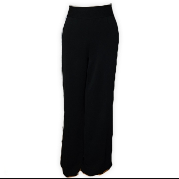 Votre Nom Pants - Votre Nom Pocket Less Black Slacks